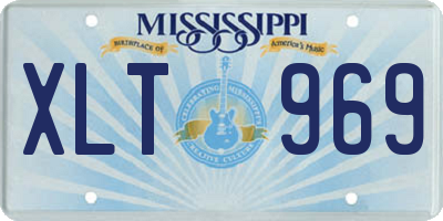 MS license plate XLT969