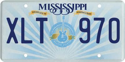 MS license plate XLT970