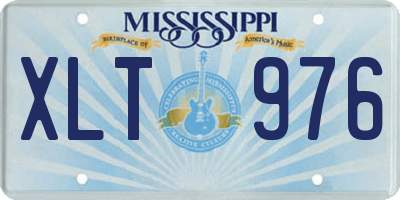 MS license plate XLT976