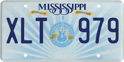 MS license plate XLT979