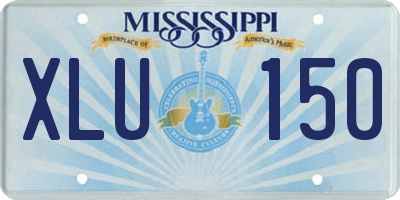 MS license plate XLU150