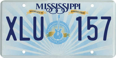 MS license plate XLU157