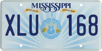 MS license plate XLU168
