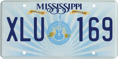 MS license plate XLU169