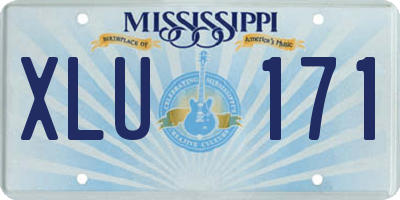 MS license plate XLU171