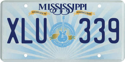 MS license plate XLU339