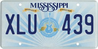 MS license plate XLU439