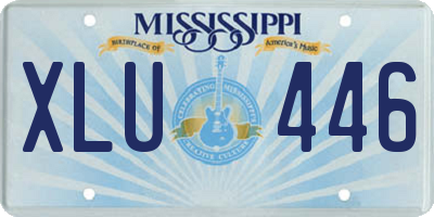 MS license plate XLU446