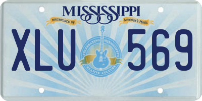 MS license plate XLU569