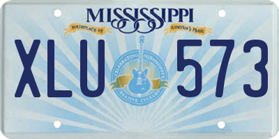 MS license plate XLU573