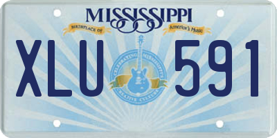 MS license plate XLU591