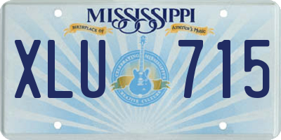 MS license plate XLU715