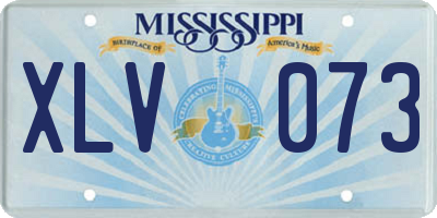 MS license plate XLV073