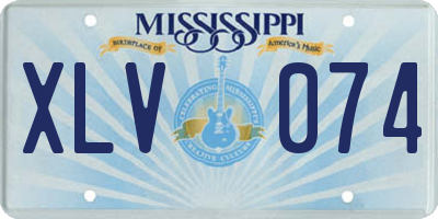 MS license plate XLV074