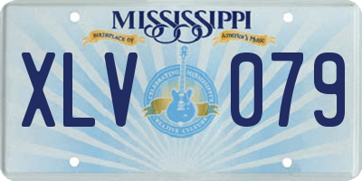 MS license plate XLV079