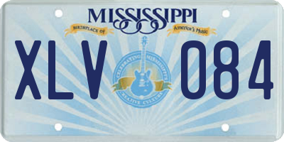 MS license plate XLV084