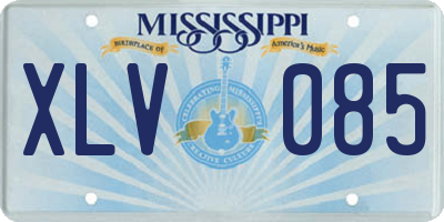 MS license plate XLV085