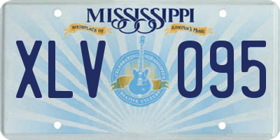 MS license plate XLV095