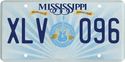 MS license plate XLV096