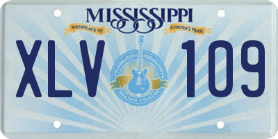 MS license plate XLV109