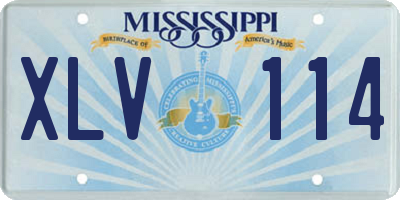 MS license plate XLV114