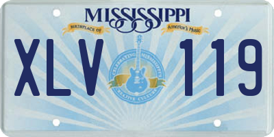 MS license plate XLV119