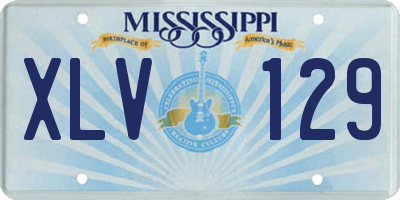 MS license plate XLV129