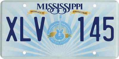 MS license plate XLV145