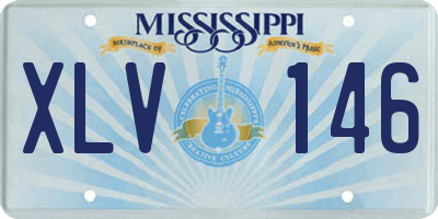 MS license plate XLV146