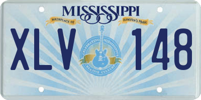 MS license plate XLV148