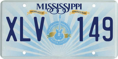 MS license plate XLV149