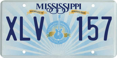 MS license plate XLV157