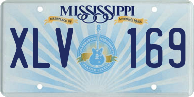 MS license plate XLV169