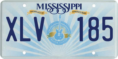 MS license plate XLV185