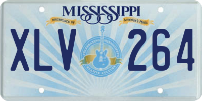 MS license plate XLV264