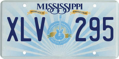 MS license plate XLV295