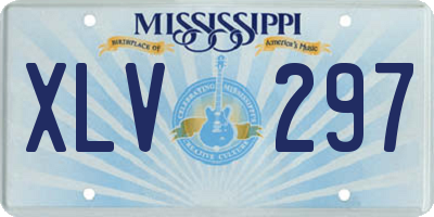 MS license plate XLV297