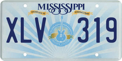 MS license plate XLV319
