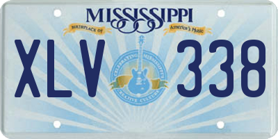 MS license plate XLV338