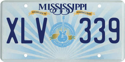 MS license plate XLV339
