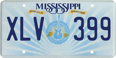 MS license plate XLV399