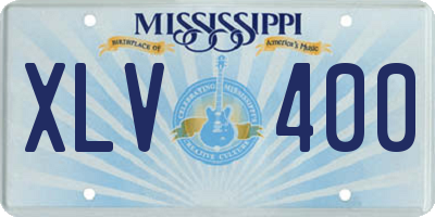 MS license plate XLV400