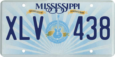 MS license plate XLV438