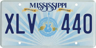 MS license plate XLV440