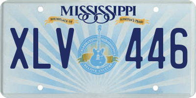 MS license plate XLV446