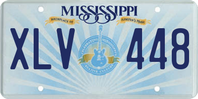 MS license plate XLV448