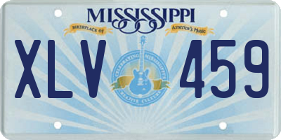 MS license plate XLV459