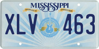 MS license plate XLV463