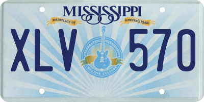 MS license plate XLV570