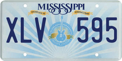 MS license plate XLV595